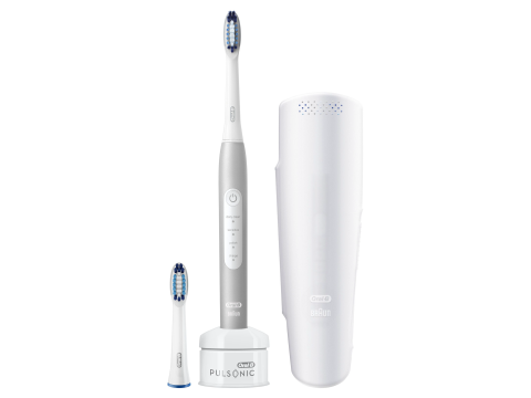 Braun Oral-B Pulsonic Slim Luxe 4200 Platinum Travel Edition